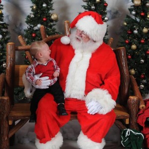 Olive Edward and Santa
