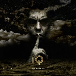 Evil man gesturing silence, quiet isolated on black background